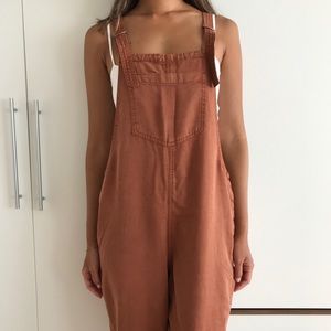 NWT Aerie Soft Twill Overalls